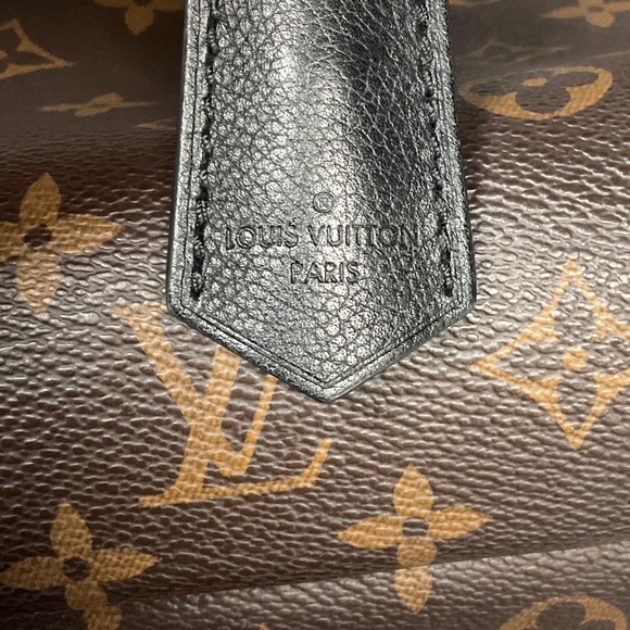 LOUIS VUITTON BROWN / BLACK PALLAS CHAIN SHOPPER MONOGRAM CANVAS BAG - Picture 16 of 16